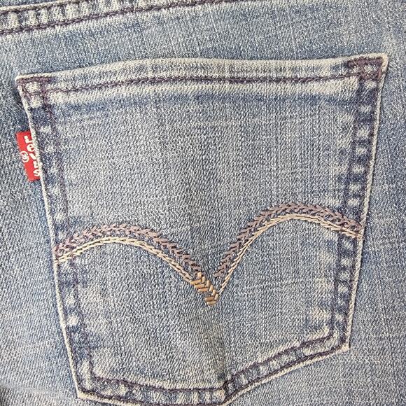 Levis 515 Boot Cut Mid Rise Stretch Jeans Womens 8 Western Ranch 31W x 29.5L - Picture 6 of 15